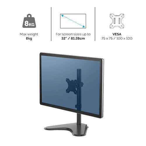 Fellowes Professional Series Freestanding Single Monitor Arm Carousel 2