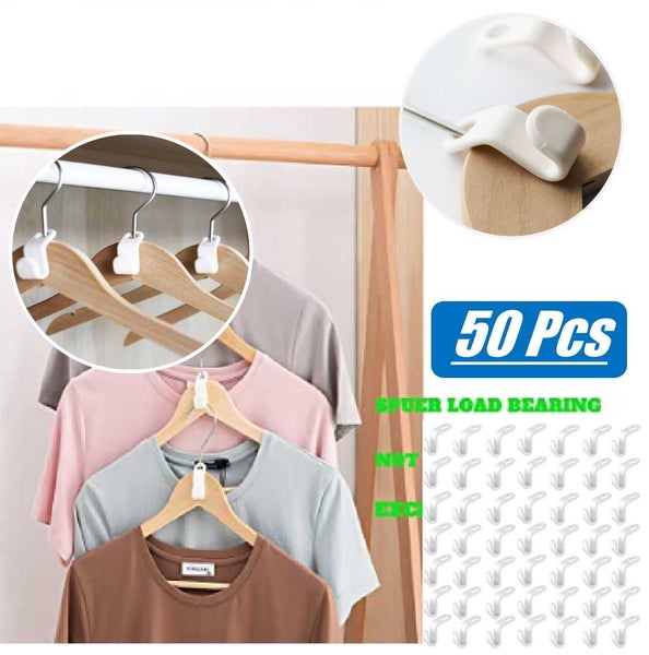 50Pcs Coat rack Clothes Hanger Closet Storage Organizer *Over Stocked* Carousel 1