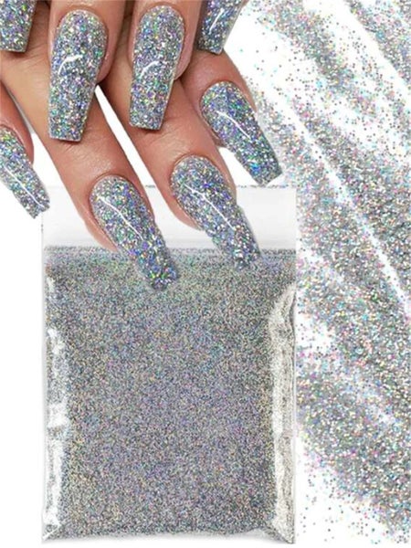 10g Bulk Glitter for Nails Hologram Powder Sparkly Pigment Art Carousel 4