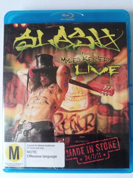 SLASH - MADE IN STOKE 24/7/11 BLU RAY DVD