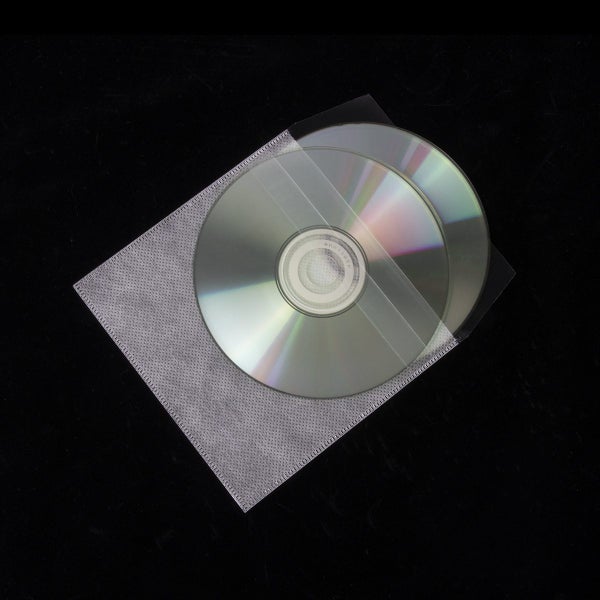 50 Pack CD / DVD Sleeves Pockets Carousel 1