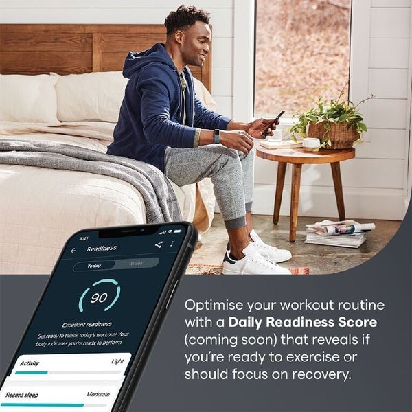 Fitbit Charge 5 Lunar White/Soft Gold Stainless Steel Carousel 7