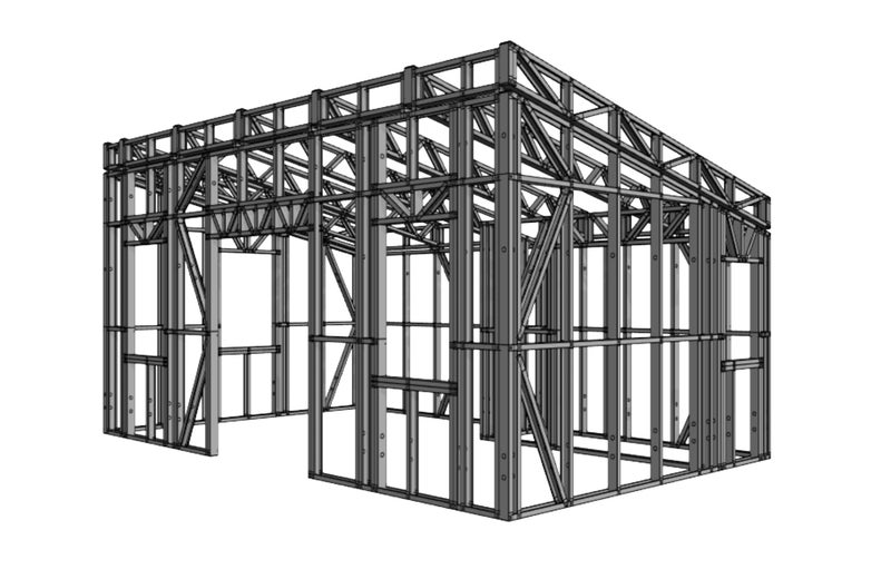 Cottage Steel Frame Kitset - 3.8m x 6.3m *SPECIAL FREE DELIVERY OFFER!* Carousel 8
