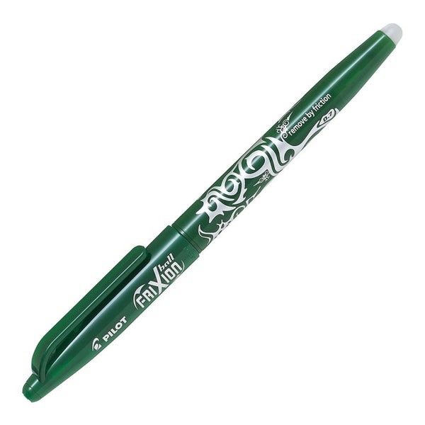 Pilot Frixion Ball Erasable Fine Tip Green Pen (BL-FR7-G) x 12's pack Carousel 1