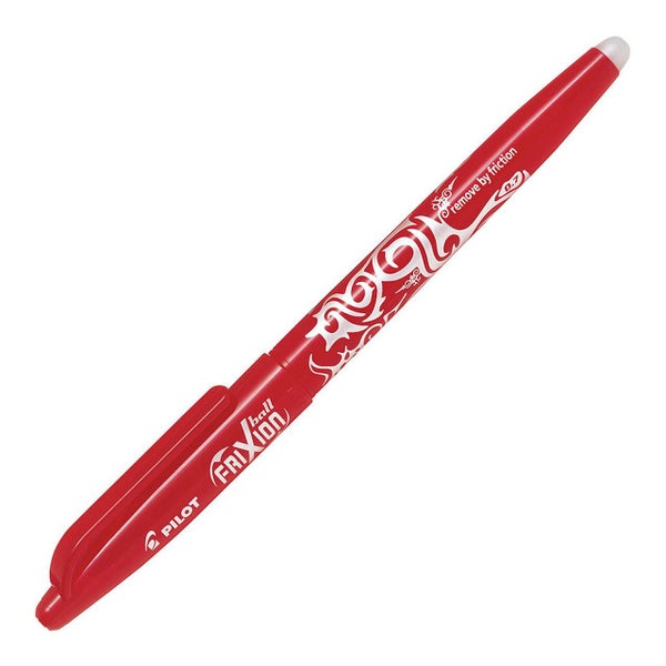 Pilot Frixion Ball Erasable Fine Tip Red Pen (BL-FR7-R) x 12's pack Carousel 1
