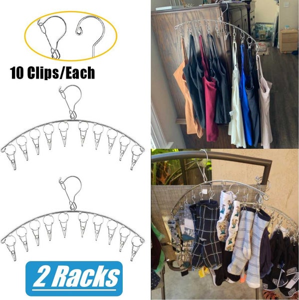 Sock Hanger Clothes Drying Rack Clothing Hanger 2Pack *Over Stocked* Carousel 2