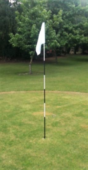 Tournament 7.5ft Golf Pole, Flag & Plastic Cup Set Carousel 3
