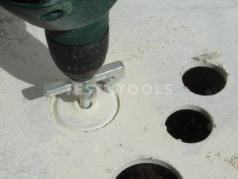 $1 RESERVE SALE! - Desic TCT Tile Holesaw Adjustable 20-100mm Carousel 2