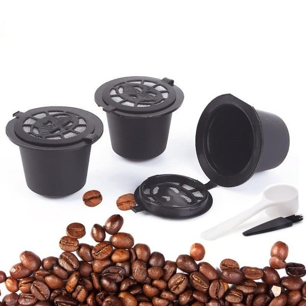 5Pcs Stainless Steel Reusable Coffee Filters Set Refillable Coffee Carousel 2