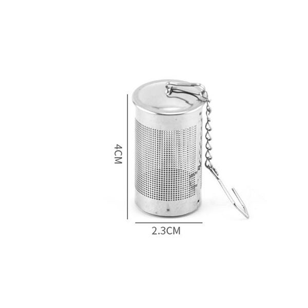 S/L Stainless Steel Tea Infuser Locking Spice Leaf Tea Ball Strainer Carousel 6