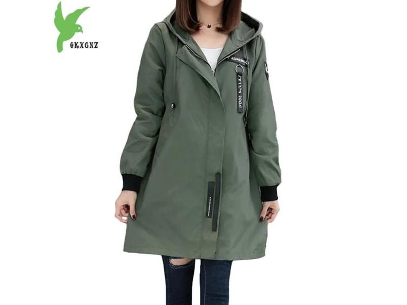 Trench Coat Womens Spring Autumn Hoodies Tops Slim Students Baseball Clothes Carousel 2