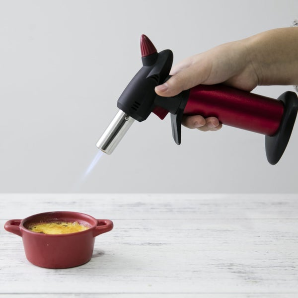 Gourmet Kitchen Refillable Butane Kitchen Blow Torch - Red And Black Carousel 2