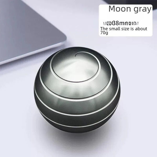 Full Rotating Desktop Ball Spinning Top Luck Symbol Finger Gyro Carousel 1