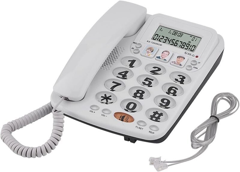 Big Button Amplified Memory Phone For Elderly Seniors 3669102 Carousel 1