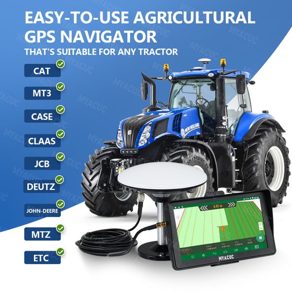 7 Inch Agriculture Navigator High Precision Tractor Gps Navigation System Carousel 6