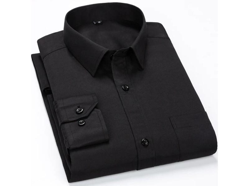 8XL 7XL 6XL Plus Size Men Long Sleeved Shirt Mens Business Casual Slim Fit Carousel 2
