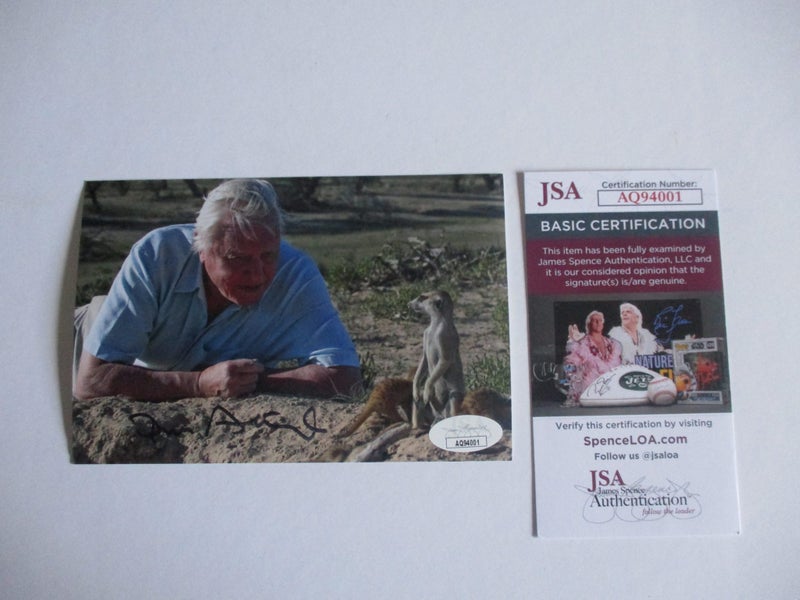 Sir David Attenborough stunning signed Photograph + Authentication Carousel 2