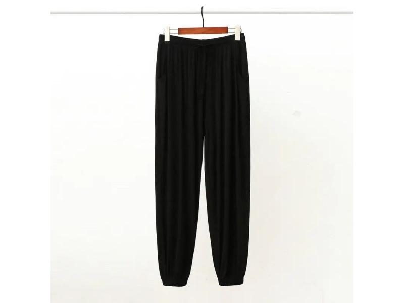 Fdfklak Sleeping Men's Modal Trousers Loose Casual Harem Pants Spring Autumn Carousel 1