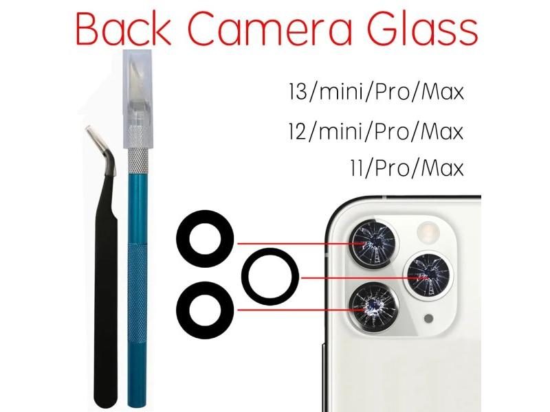 Back Camera Glass For Apple IPhone 11 12 13 MIni Pro Max Rear Camera Lens With Carousel 2