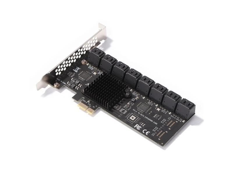 SA3112J PCIE Adapter 2/6/12/16/20 Port To SATA 3.0 6Gbps Expansion Card Carousel 1