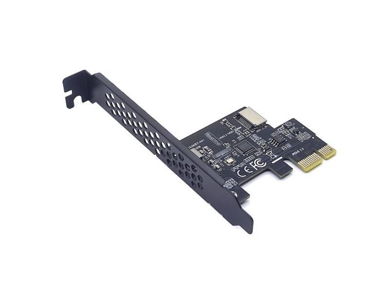 NEW Add On Card PCI Express 2.0 X1 USB 3.2 Gen1 TYPE-E Card PCIe Front Type-C Carousel 1