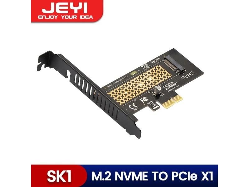 JEYI M.2 NVME To PCIe 4.0 X16 Adapter M.2 NVMe SSD To PCI-e 4.0 Expansion Card Carousel 1