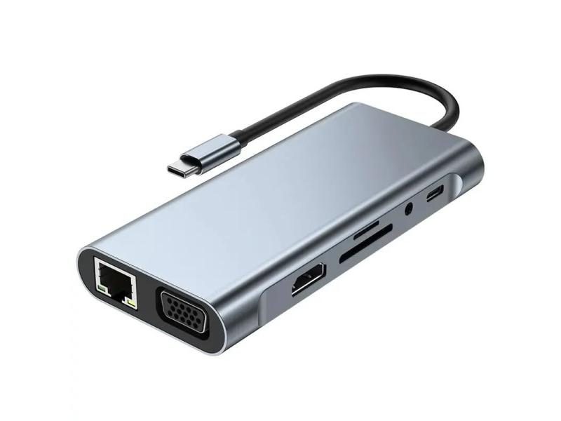 11-in-1 Type-c Docking Station Hub Converter Vga For Huawei Laptops Carousel 1
