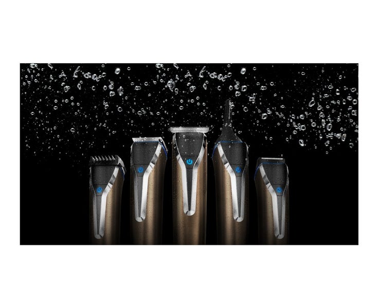 Wahl Waterproof Lithium-Ion Stainless Steel Grooming Kit With Bonus Storage Case Carousel 8