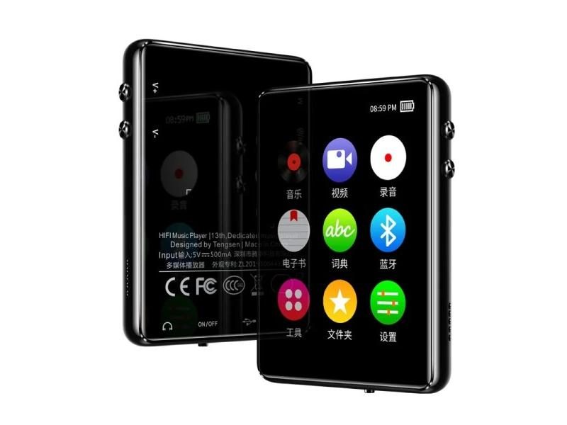 Bluetooth 5.0 2.4inch Full Touch Screen MP3 Player With E Book FM Radio Voice Carousel 1