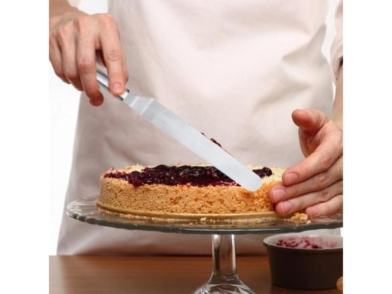 Stainless Steel Butter Cake Cream Knife Spatula For Cake Smoother Icing Carousel 2