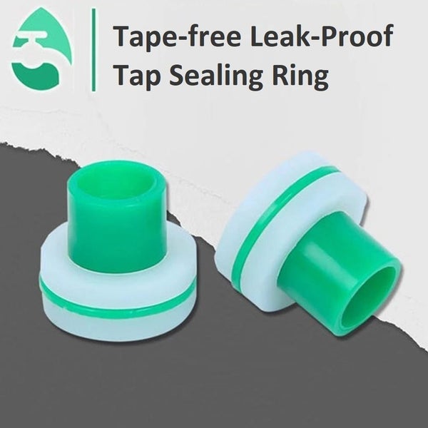 10pcs Tape-free Leak-Proof Tap Sealing Ring PPR Gaskets Pipe Plugs End 15/25mm Carousel 1