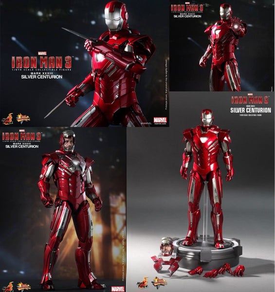 Hot Toys Iron Man Silver Centurion MISB! Carousel 1