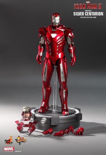 Hot Toys Iron Man Silver Centurion MISB! Carousel 15
