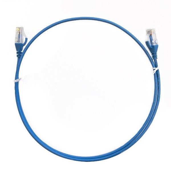 8ware CAT6 Ultra Thin Slim Cable 3m - Blue Color Premium RJ45 Ethernet Networ... Carousel 1