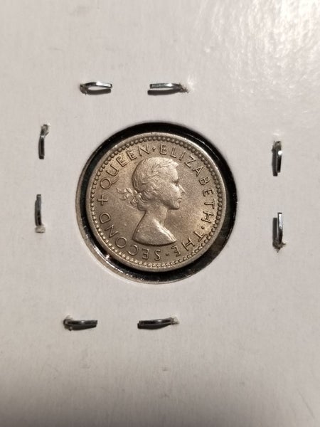 NZ - 3P (1955) 2 Dots Variety (EF) Carousel 2