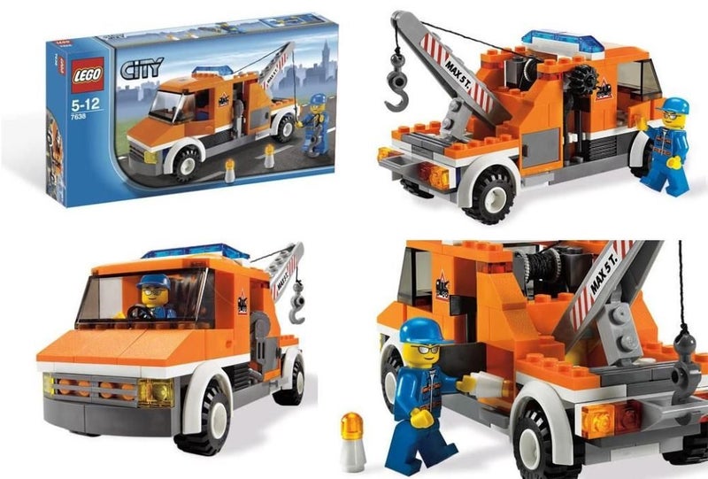 LEGO City Traffic 7638 - Tow Truck RARE ~ Carousel 1
