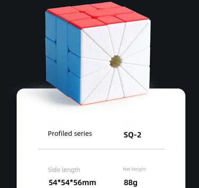 Blue Miracle Magic Cube Sq-0 Sq-1 Sq2 Sq0 Asymmetric Toy Wholesale Carousel 1