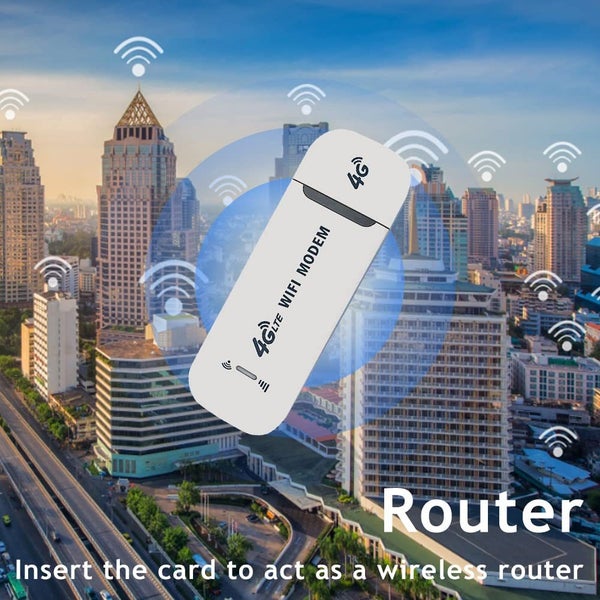 Portable WiFi Router, Pocket Mobile Hotspot Wi-Fi Smart Router(White) Carousel 2