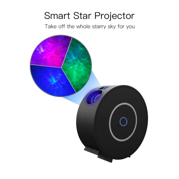 Star Projector Lamp Sky Galaxy Projector APP Voice Control Night Light Black Carousel 5