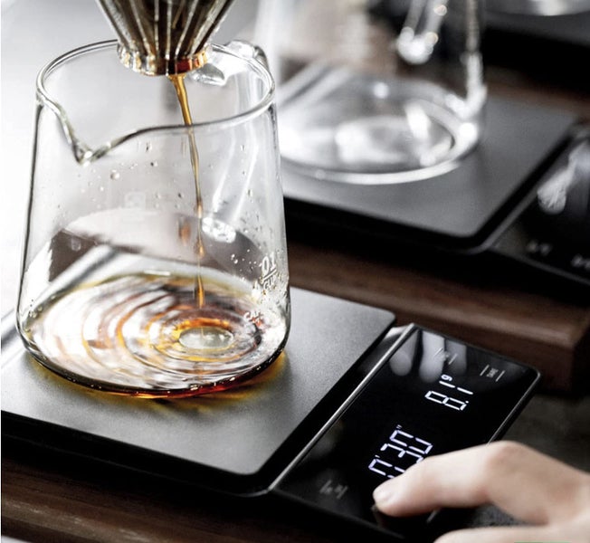 Coffee Scale with Timer 3kg/0.1g Electronic Scale Table Scale Kitchen Scale Carousel 2
