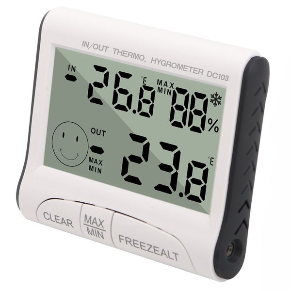 High-precision Indoor Electronic Thermometer Digital Thermometer Hygrometer Carousel 2