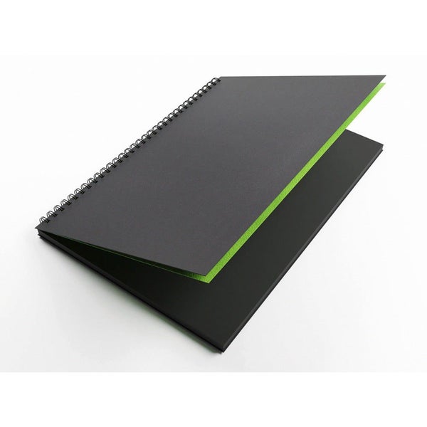 Artgecko Shady Sketchbook A3 80 Pages 40 Sheets 200gsm Black Toned Card Carousel 5