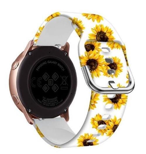 Silicone Pattern Watch Straps compatible with the Garmin Vivoactive 4 Carousel 1