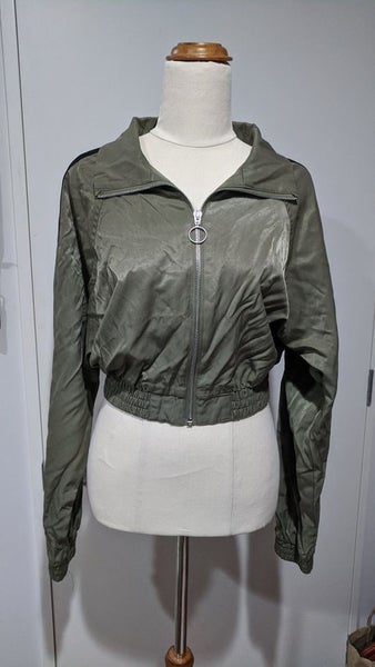 Glassons - Crop Jacket with O-Ring Zip - Size 10 Carousel 1