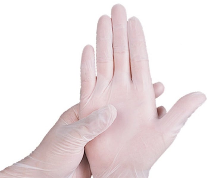 M33 10PCS Kitchen Transparent PVC Disposable Protective Gloves Outdoor Goods-XL Carousel 1
