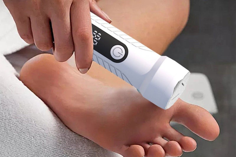10Pcs Rechargeable Foot Callus Remover Water-Resistant Foot File Pedicure -White Carousel 5