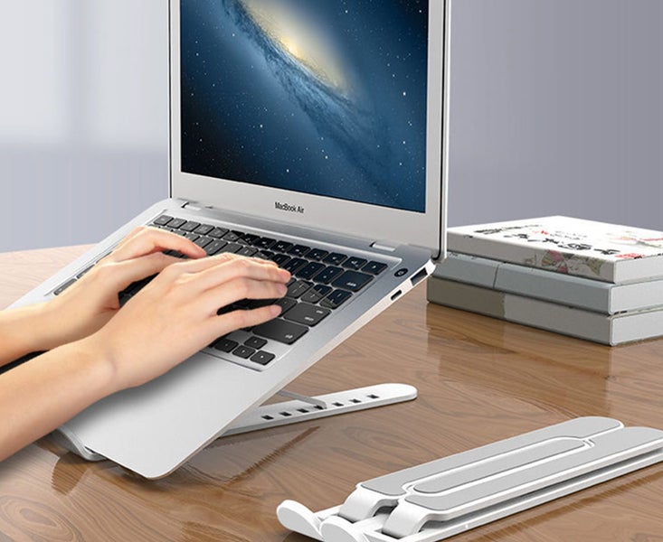 Adjustable Folding Laptop Stand Notebook Bracket Portable Tablet Holder Carousel 2