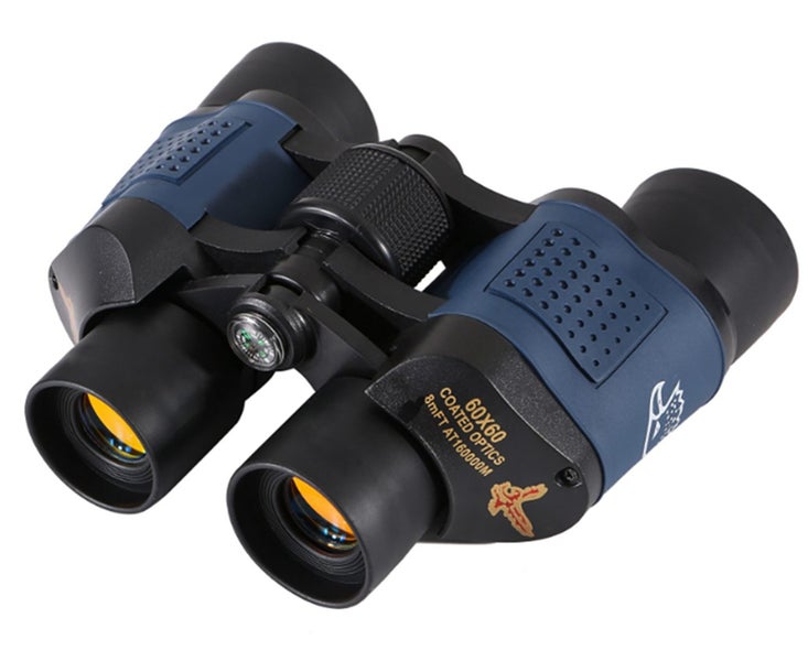 60X60 Marine HD Night Vision Binoculars Wide Field 8.2 Telescope Carousel 1