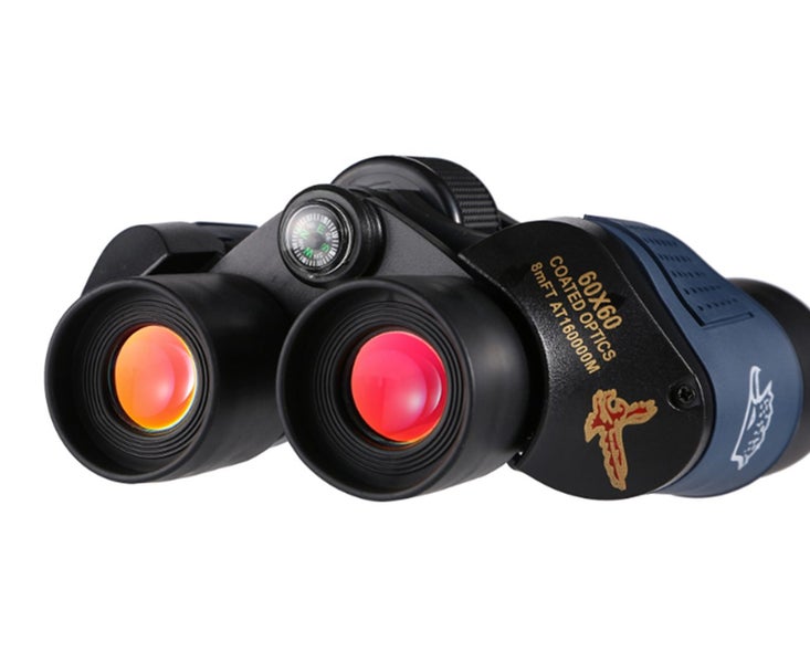 60X60 Marine HD Night Vision Binoculars Wide Field 8.2 Telescope Carousel 4