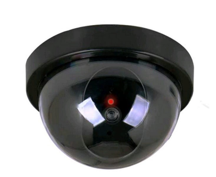 8x Dummy Fake Camera Surveillance CCTV Security Dome Camera Flashing LED Light Carousel 4